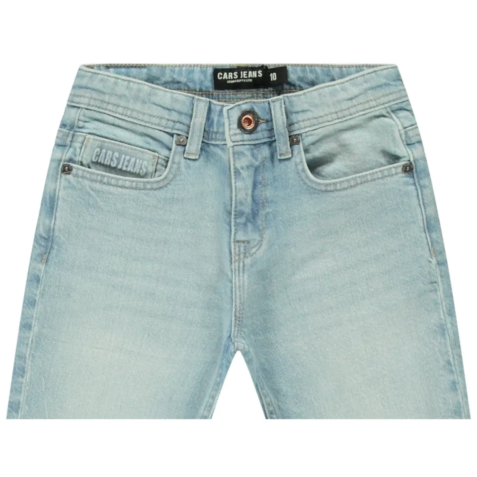 Cars jeansshort lichtblauw bleached used, foto 3