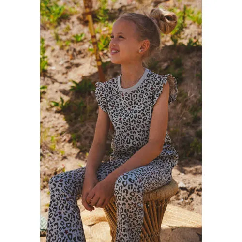 TYGO & vito jersey T-shirt met panterprint zand, foto 5