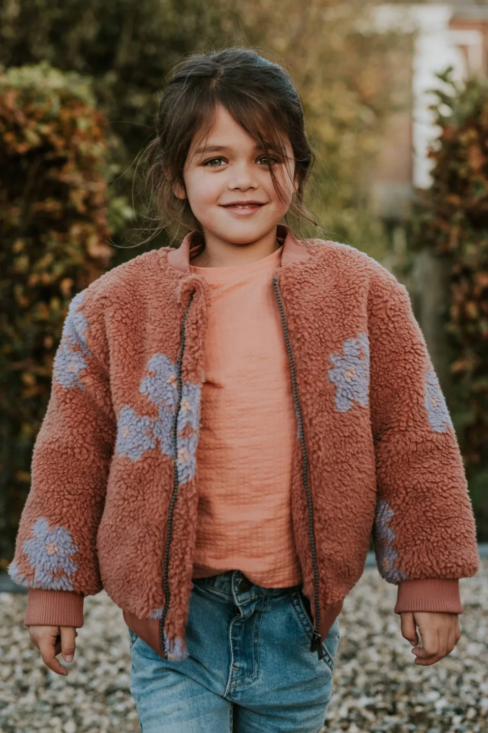 Koko Noko longsleeve met ruches oranje, foto 5