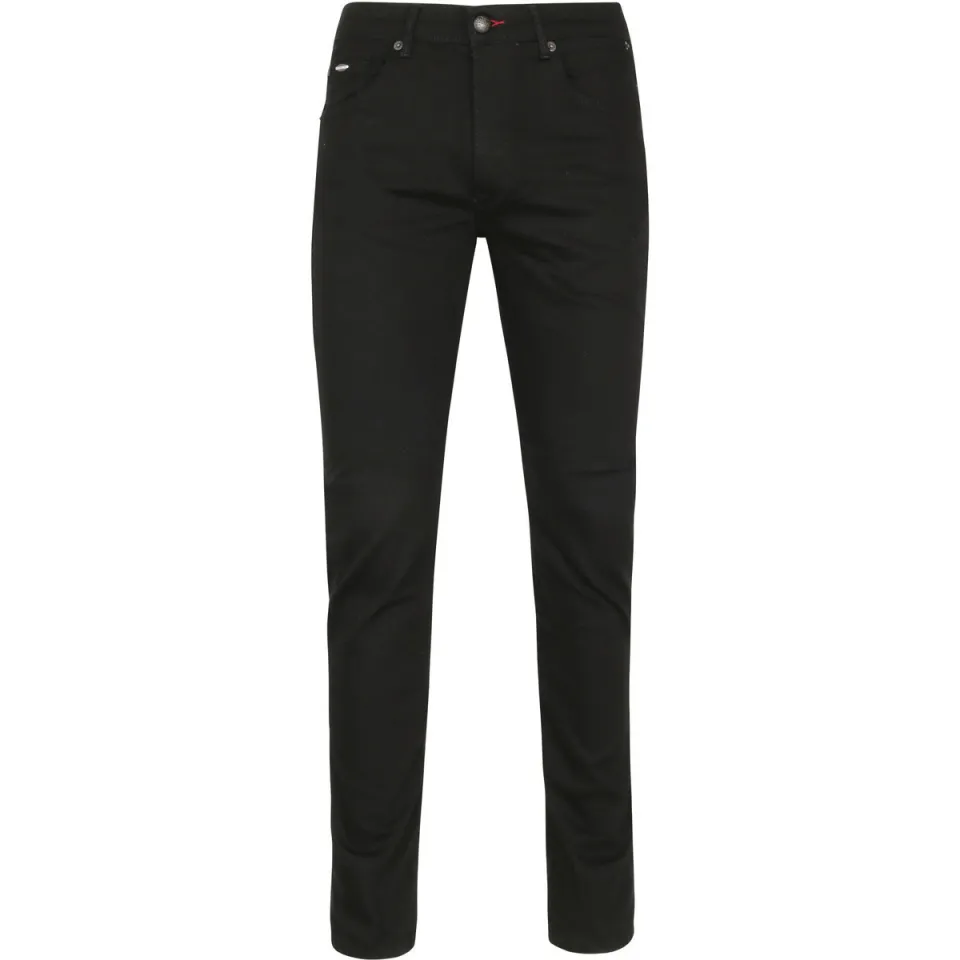 Petrol Industries slim fit jeans SEAHAM met riem zwart, foto 2