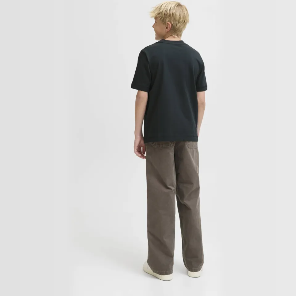 Jack & Jones Junior T-shirt donkergroen, foto 3