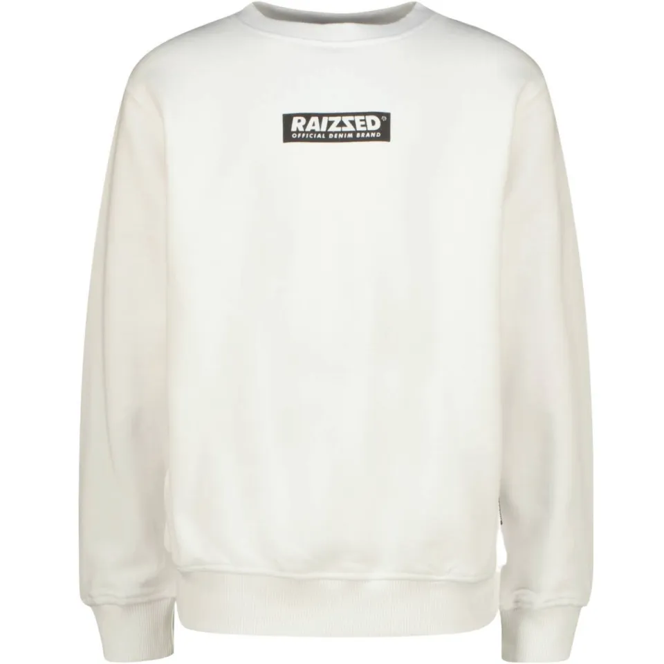 Raizzed sweater met logo - wit, foto 2