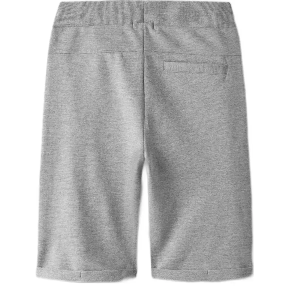 NAME IT sweatshort grijs melange, foto 3