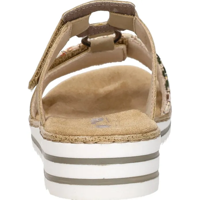 Rieker V06P9 slippers beige, foto 6