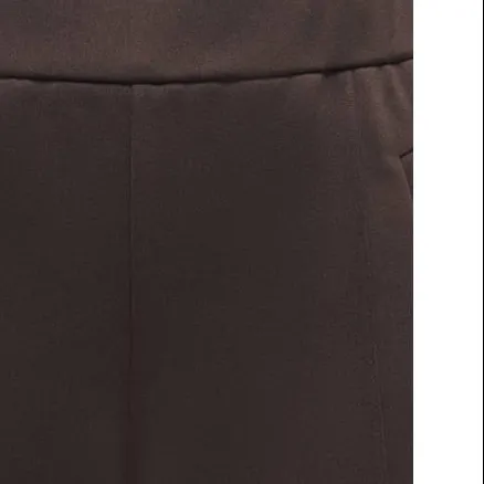 Only wide leg casual broek donkerbruin, foto 4