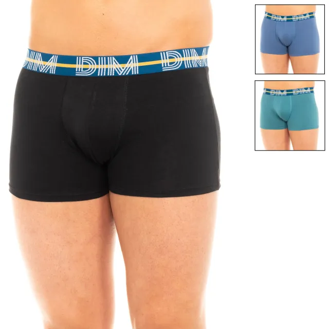 Dim Pack-3 Boxersysteem ademende stof D01QU man Veelkleurig