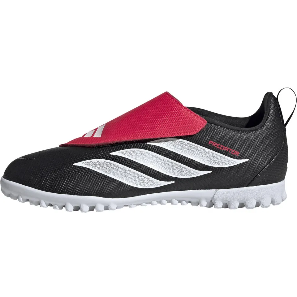Adidas Performance Predator Club junior imitatieleren voetbalschoenen - zwart/wit/rood, foto 3