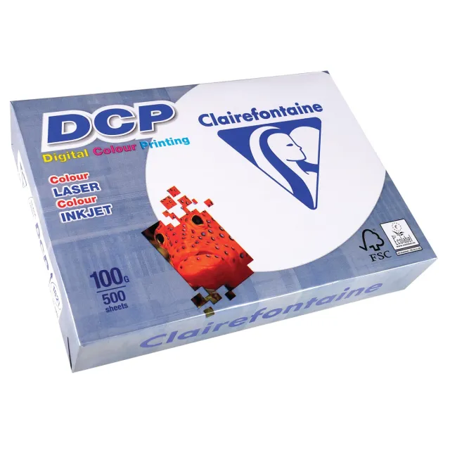 Clairefontaine A4 DCP papier 100 grams (500 vel) wit, foto 2