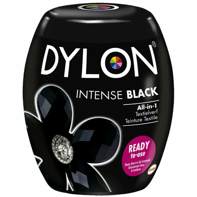 Dylon 1+1 gratis: Dylon Textielverf Intense Black 350 gr