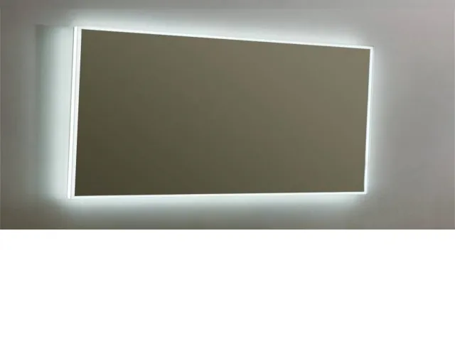 Sanilux Spiegel Sanilux Mirror Infinity 160x70x4,1 cm Aluminium met LED Verlichting en Spiegelverwarming