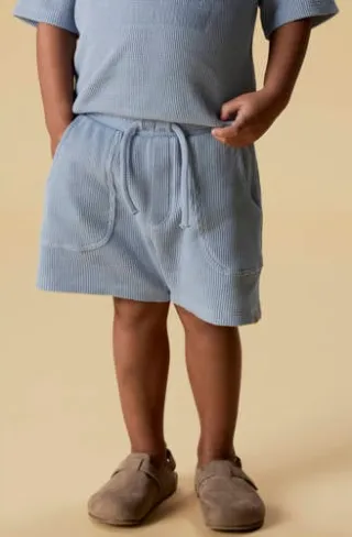 Lil' Atelier MINI regular sweatshort lichtblauw blauw, foto 5
