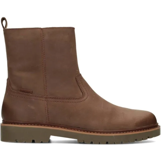 Poelman Toni gevoerde leren enkelboots bruin
