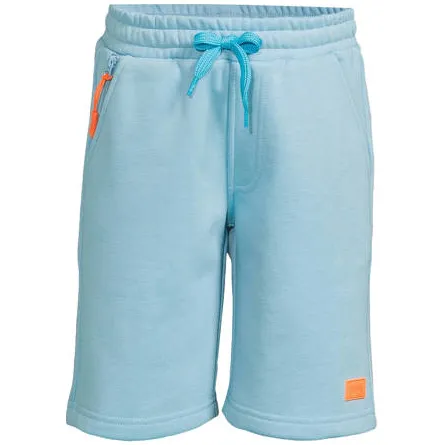 Orange Stars sweatshort lichtblauw