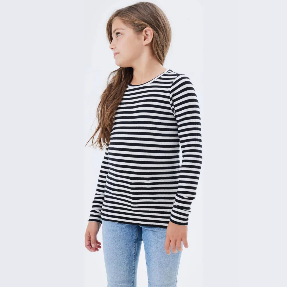NAME IT NKFSURAJA longsleeve zwart gestreept, foto 7