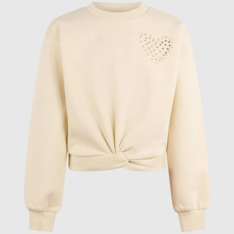 Shoeby sweater met parels - ecru, foto 2