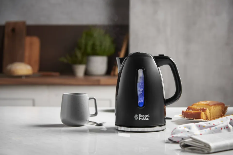 Russell Hobbs waterkoker textures plus+ - zwart - 22591-70, foto 3