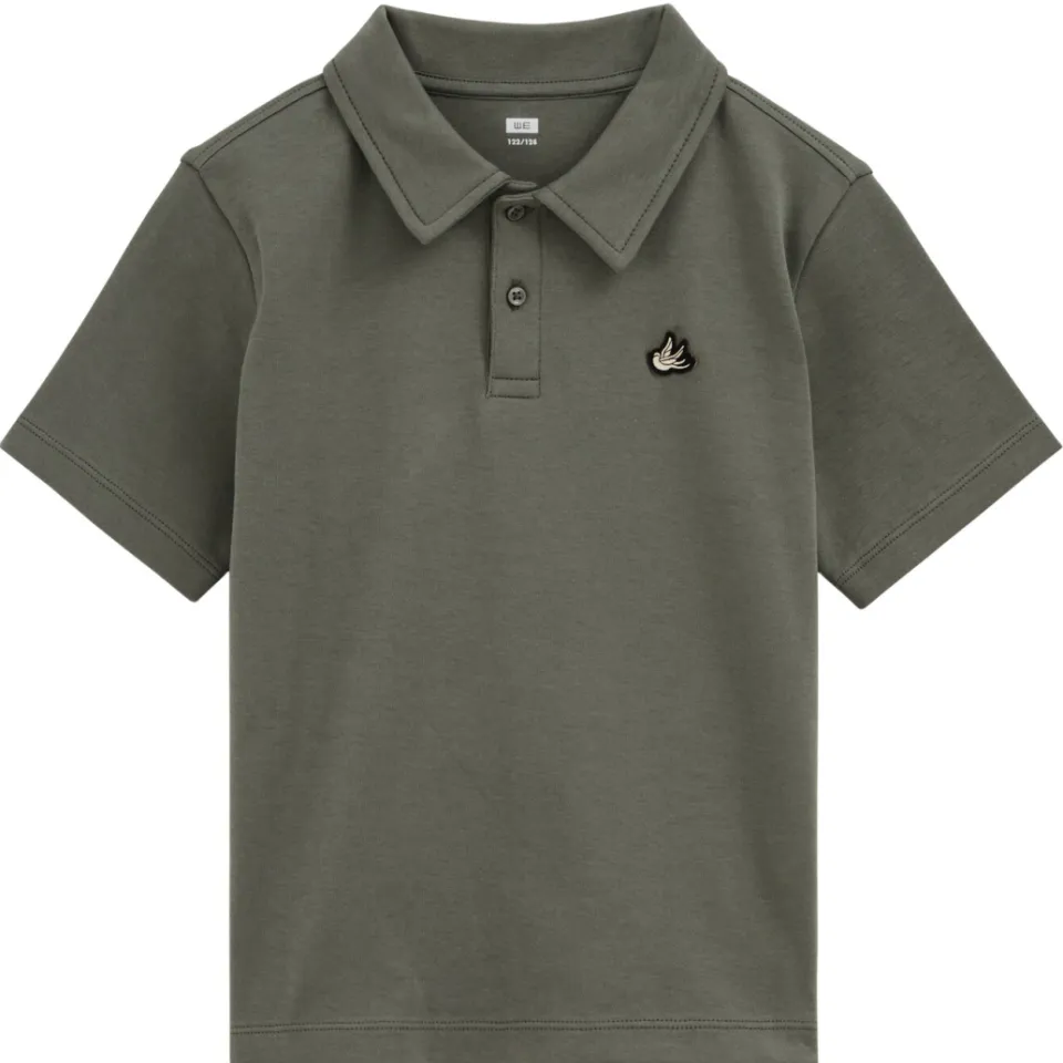 WE Fashion polo olijfgroen, foto 3