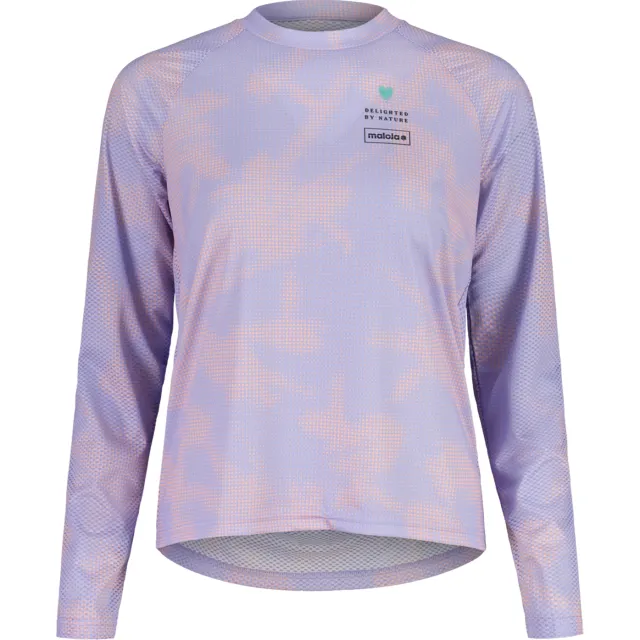 Maloja MTB-damesshirt met lange mouwen BaldoM. purper