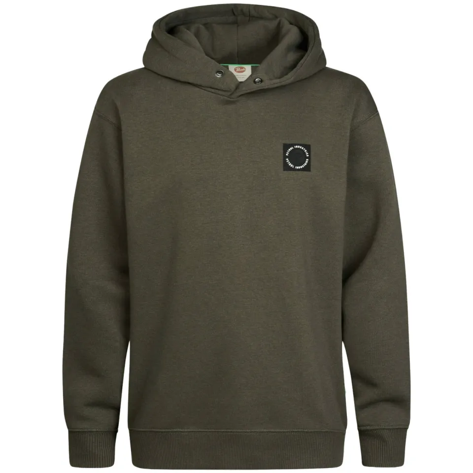 Petrol Industries hoodie met logo - kaki, foto 2