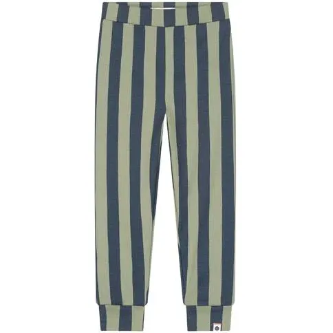 Stains&Stories gestreepte pyjama groen donkerblauw, foto 4