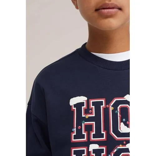 WE Fashion sweater met print - donkerblauw, foto 3