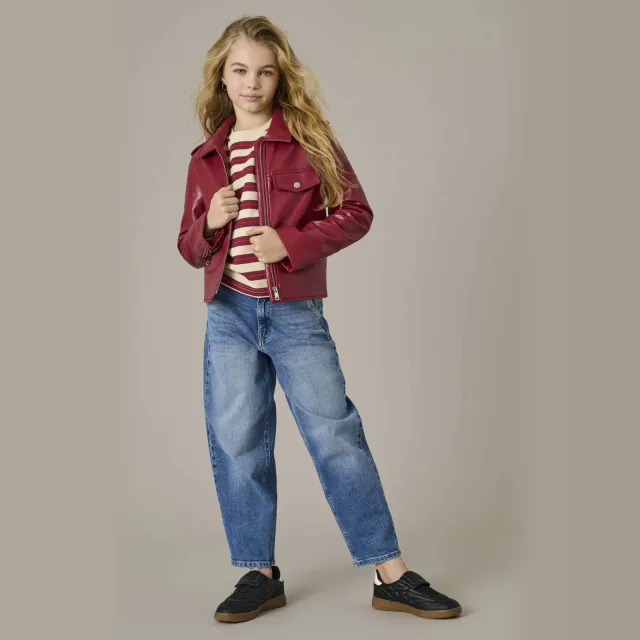 Only KIDS ONLY GIRL KOGGIA baggy jeans - mediumblauw Medium blue denim