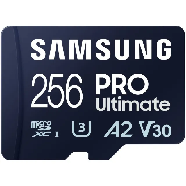 Samsung PRO Ultimate microSDXC 256GB met SD-adapter Blauw