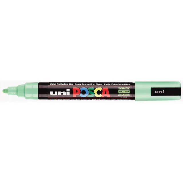 Posca marker met conische punt schrijfdikte medium lichtgroen