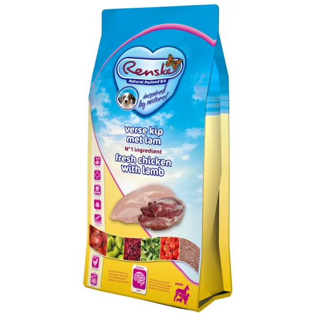 Renske Super Premium Puppy hondenvoer kip & lam