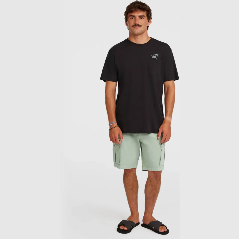 O'Neill T-shirt zwart met borstzak