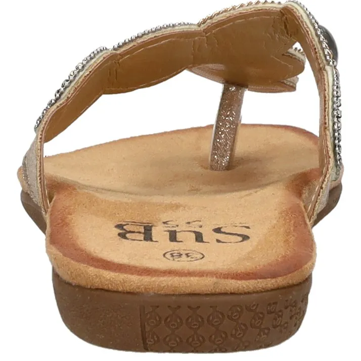 Sub55 Teenslippers goudkleur, foto 3