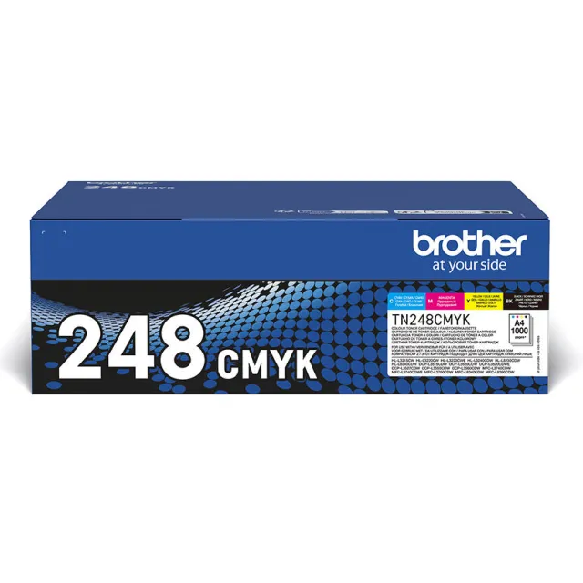 Brother TN248CMYK Toner Value Pack Kleurloos