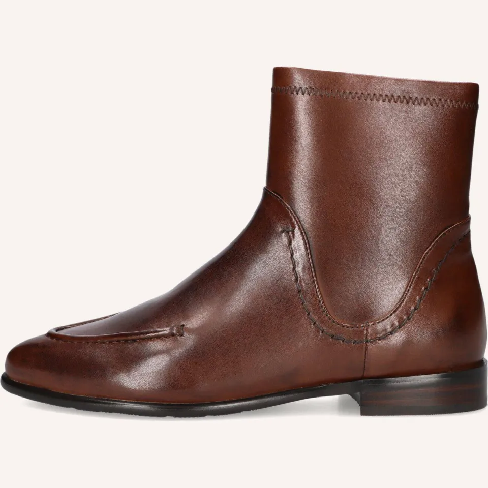 MARLOU Enkellaarsjes Gg503 Cognac, foto 2