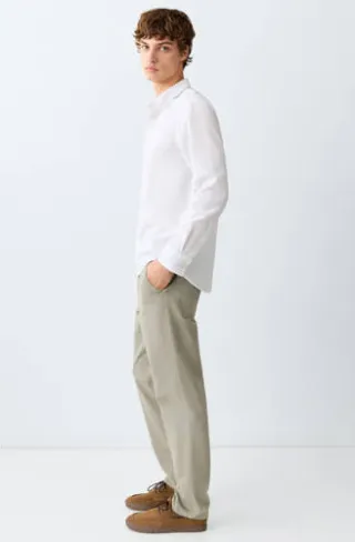 Mango TEEN regular fit jeans - kaki, foto 3
