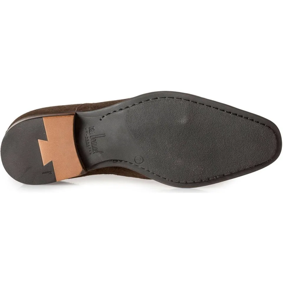 Floris Van Bommel Sella 03.01 suède enkelboots donkerbruin, foto 6