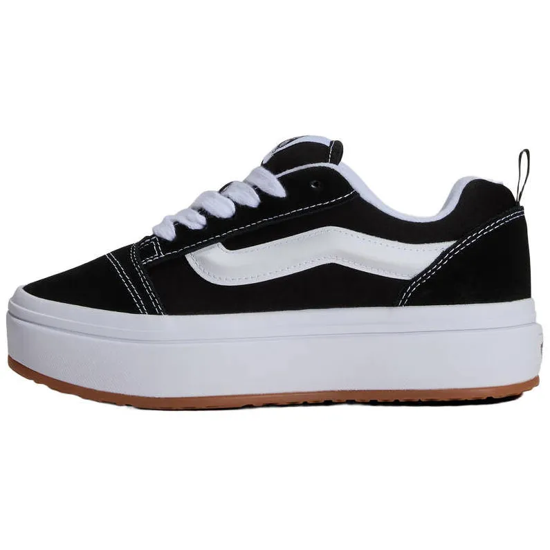 Vans Knu Skool Stacklite suède sneakers - zwart/wit, foto 2