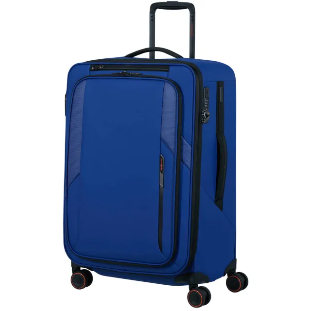 Samsonite Glazed Spinner 67 cm koffer blauw