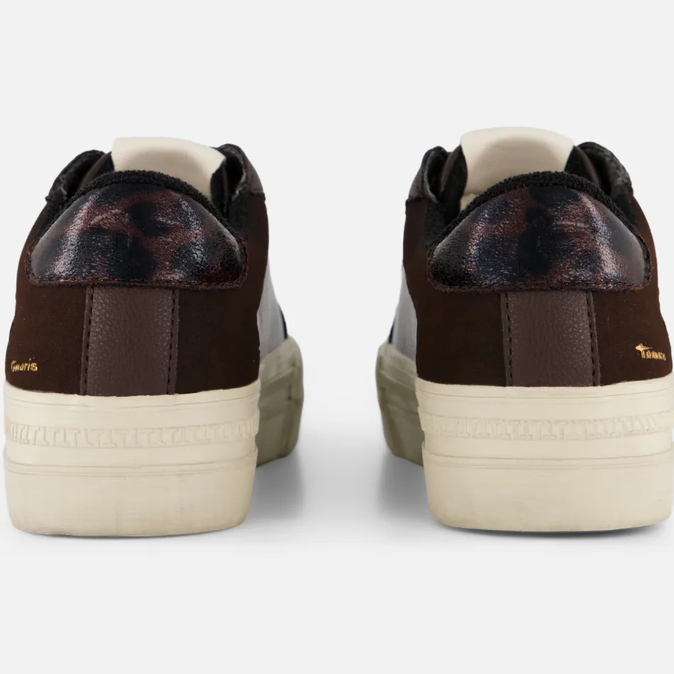 Tamaris lage sneakers bruin, foto 3