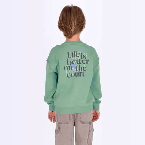 B.Nosy rechtvallende sweater met backprint - groen, foto 7
