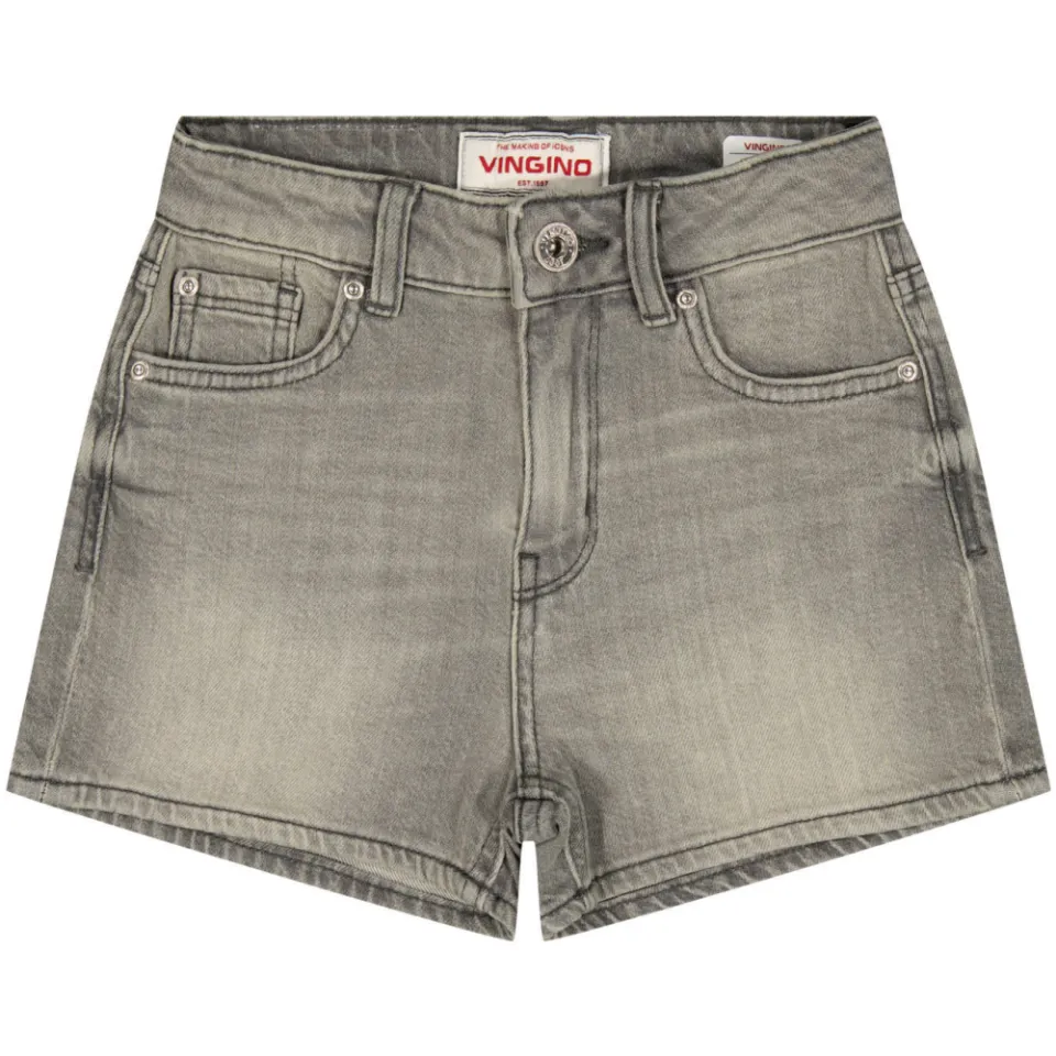 Vingino regular jeansshort grijs, foto 2