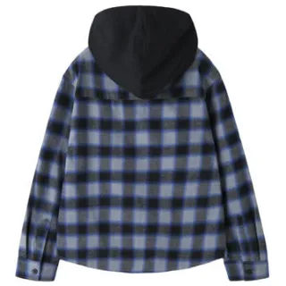 NAME IT KIDS geruit overhemd - blauw Jongens Katoen Capuchon Ruit, foto 2