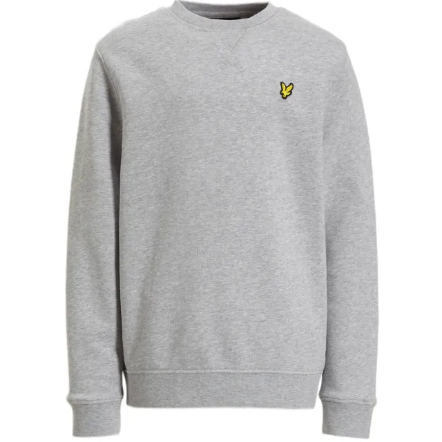 Lyle & Scott gemêleerde trui MLB2000V grijs