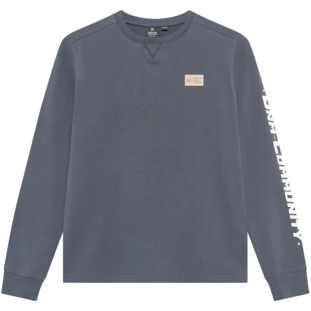Indian Blue Jeans rechtvallende longsleeve grijs, foto 2