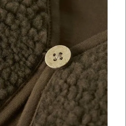 Lil' Atelier BABY teddy rechtvallend gilet - bruin, foto 3