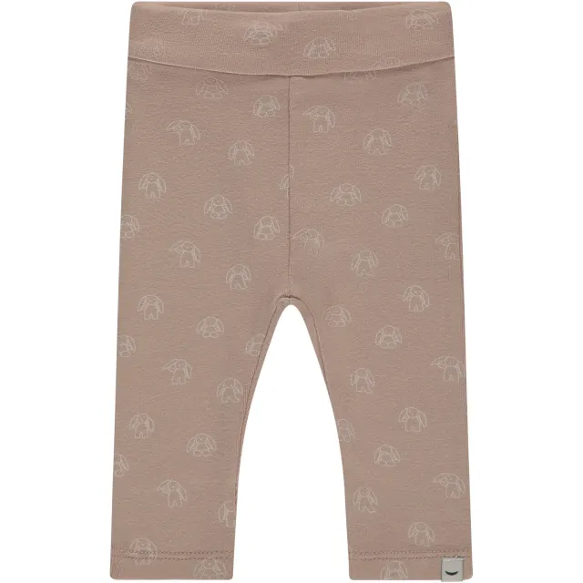 Babyface slim casual broek oudroze met print