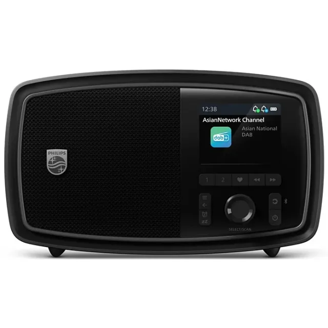 Philips The Janet - TAV2000DB/00 DAB radio Zwart