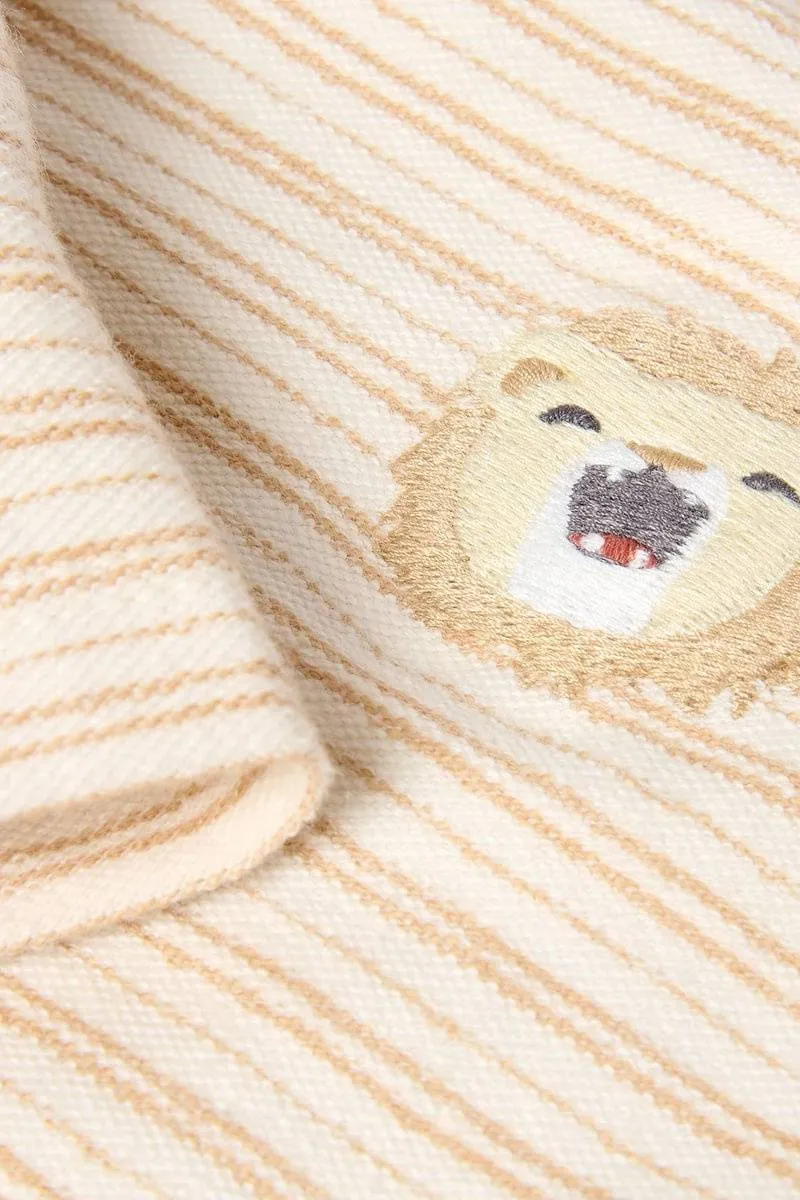 Little Dutch gestreepte longsleeve beige, foto 7