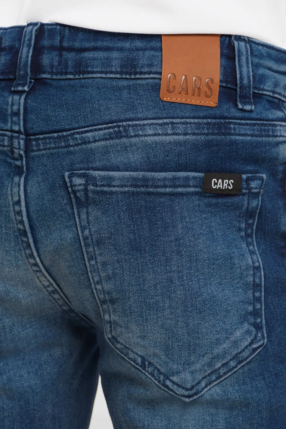 Cars ROCKY regular fit jeans met slijtage - donkerblauw, foto 8