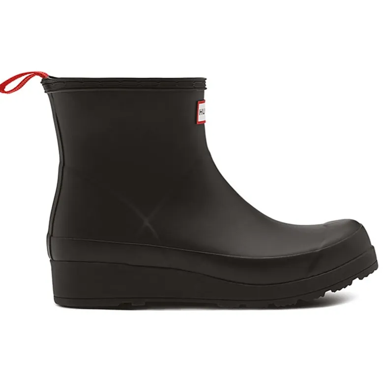 Hunter Boots Hunter Play Short regenlaarzen zwart