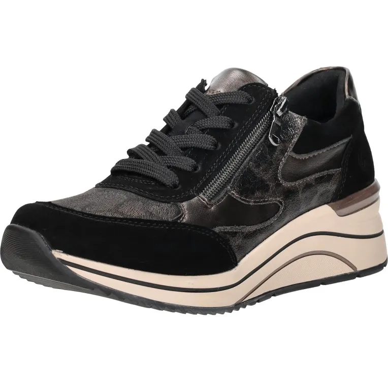 Remonte veterschoenen zwart, foto 5